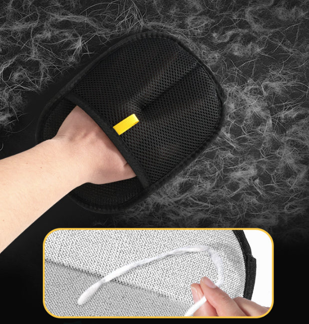 Pet static hair removal gloves, brush remover, adhesive tool, cat and dog hair gloves, double-sided brush hair cleaning supplies